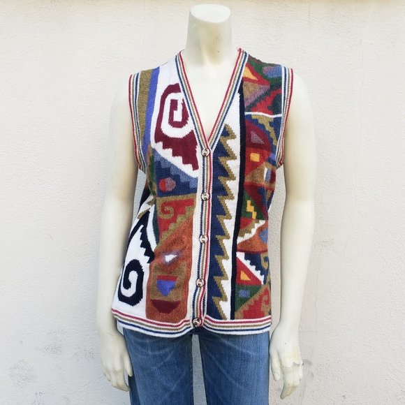 Vintage Alpaca Sweater Vest